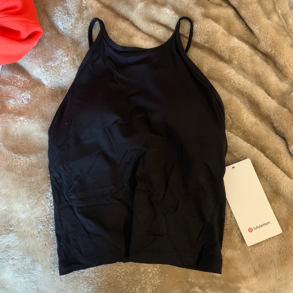 NWT lululemon black tank top